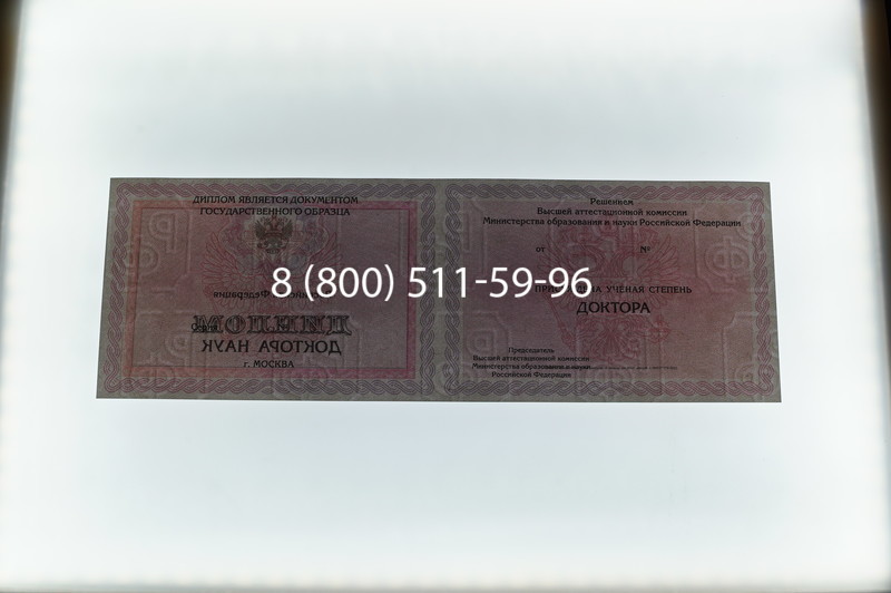 Заказать Диплом доктора наук 2007 в Челябинске