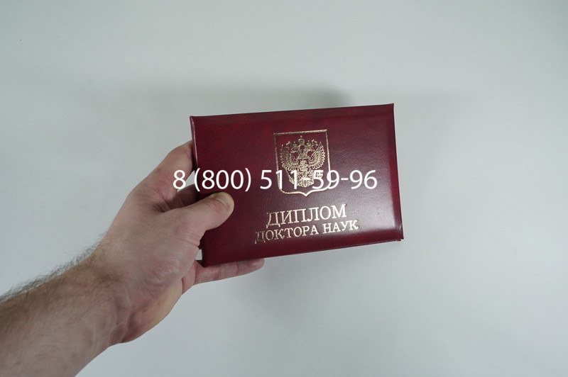 Диплом доктора наук 2007 в Челябинске