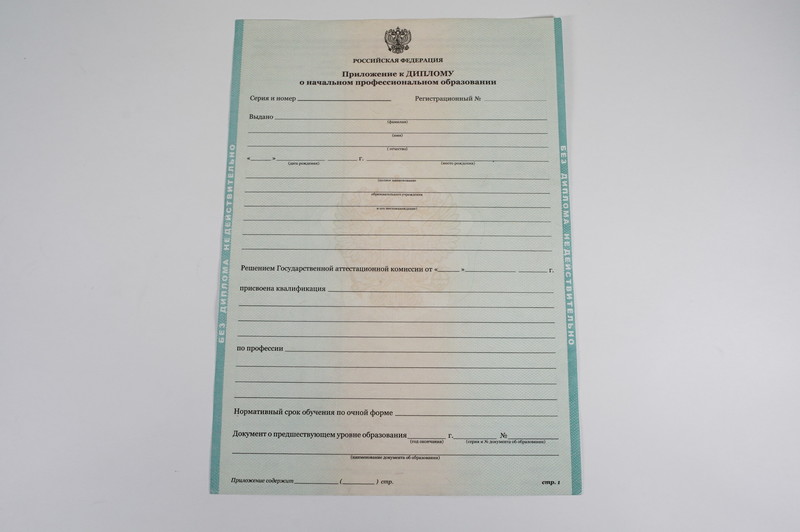 Диплом о начальном образовании  2010-2024 годов в Челябинске