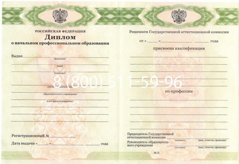 Купить Диплом о начальном образовании  2010-2024 годов в Челябинске